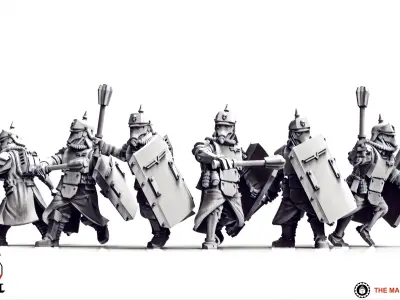 Valour Korps - Trench Raiders 3D print model