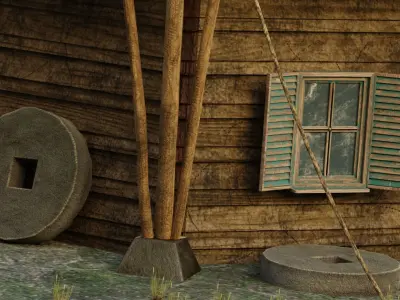 Mill of witches 3D model