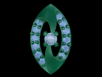 light weight  Earring-15 3D print model purchase