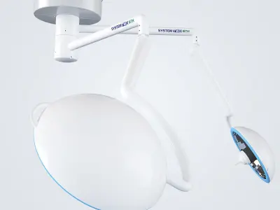 Surgical Light Two Halide 3D model