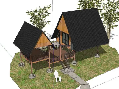 Creative Design-Holiday Cabin-0116 3D model