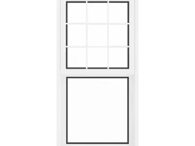 White Window 02 3D model