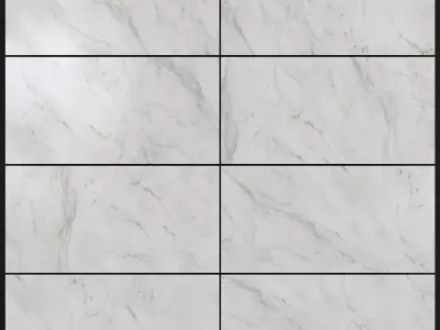 Yurtbay Seramik Anderson White 600x1200 3D model