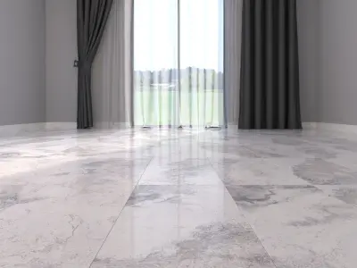 Marble Floor Bizantino Bianco Set 1 Texture