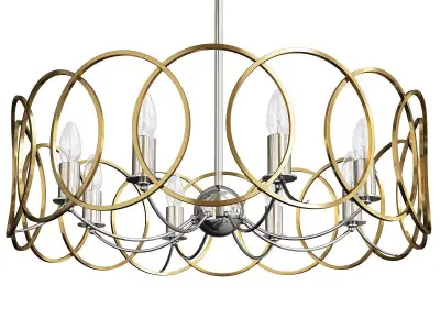 Jasira Chandelier Low-poly 3D model