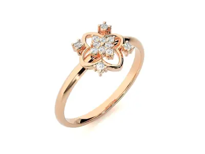 Women ring 3D print model 141