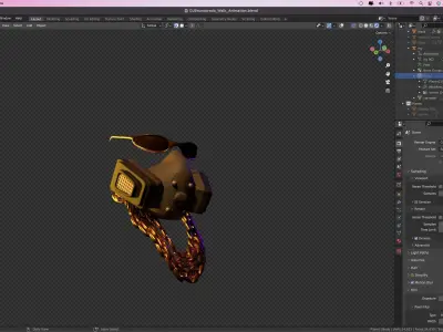 Space Walker Low-poly 3D model