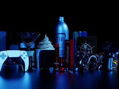 Products And Objects 3d Rendering Hdri Pack 3D model