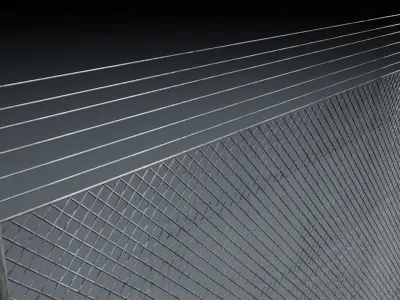 Electric Fence v2 3D model