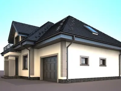 House home model 3d dom4 3D model