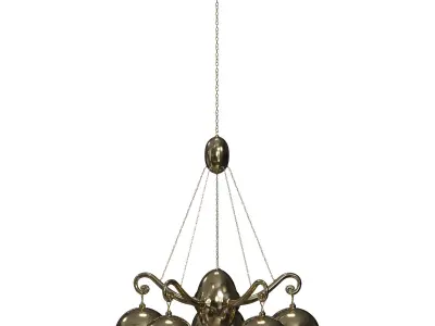 WOKA Chandelier  5-arms M 2898 3D model