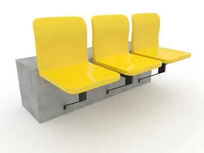 Collection Stadium Seats 1 3D Model Pack
