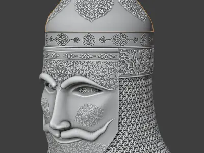 KIPCHAK WARIOR HELMET 3D print model