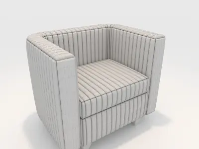 Sofa 1 Seater 13 3D model