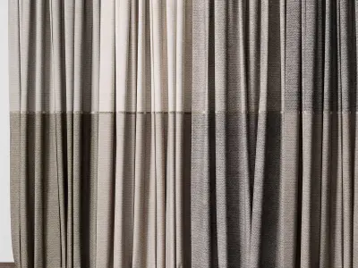 hadi curtain 66 3D model