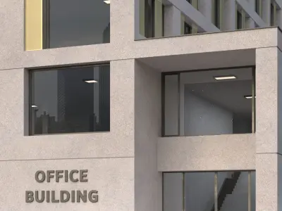 Office Building 01 3D model