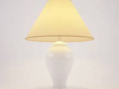 Porcelain Table Lamp 3D model