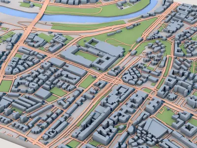 Basilica of Saint Paul Outside the Walls Italy 3D model