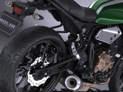 Yamaha XSR700 2016 3D model