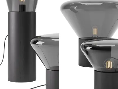 Muffins Black Oak Lamp by Brokis 3D model