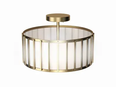 Aaru Fabric Semi Flush Mount MK4 3D model