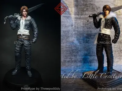 Squall Leonhart 3D print model