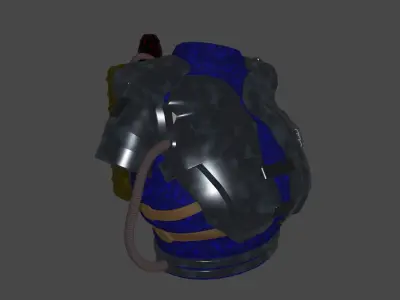 MG4-092023 Torso Armor with Jetpack 3D print model