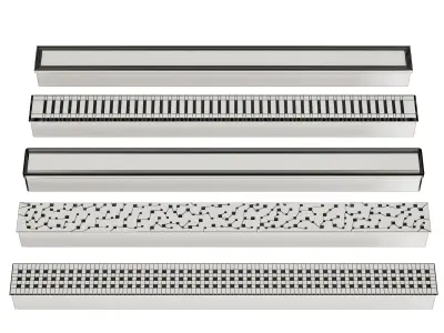 Shower Traps Kit 3D model