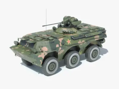 ZSL 92 APC Low-poly 3D model
