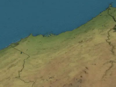 Casablanca - 3D City Topography Terrain 3D Model Pack