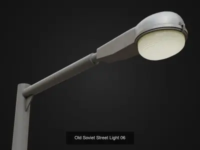 Soviet Street Light Collection Vol 1 3D Model Pack