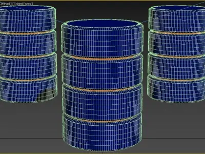 3D Database or Data Storage 3D model