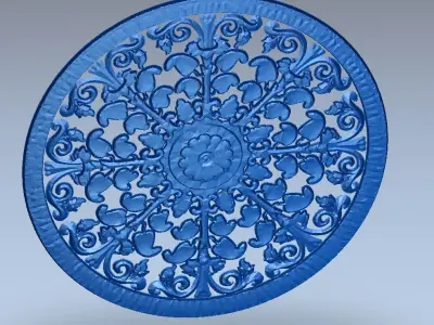 artcam round design 53 3D model