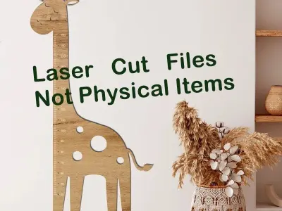 10 Designs Children Kids Puzzles Laser Cut 2D Files 3D model