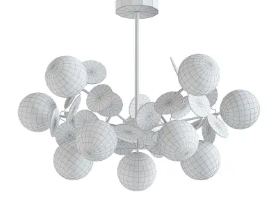 Matiss Chandelier GOLD 3D model