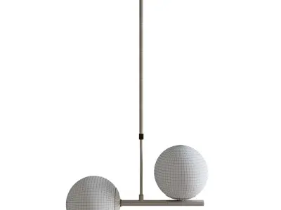 Chandelier Ball Top and Side 3D model