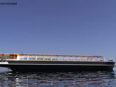  Pleasure Boat Glass Top Orange 