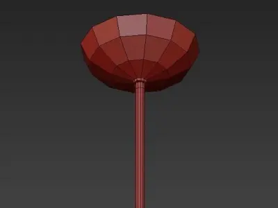 ANDROMEDA starburst chandelier 3D model