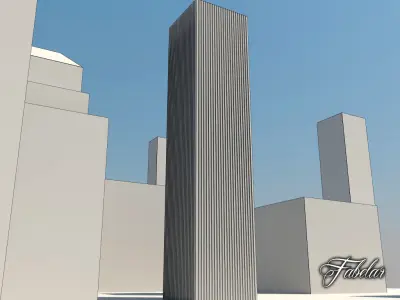 Building 15 Low-poly 3D model