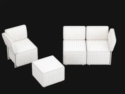 Module sofa 1 3D model