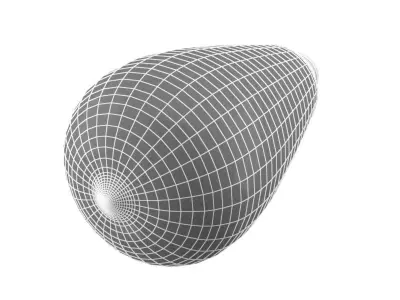 filament led light bulb 3D model