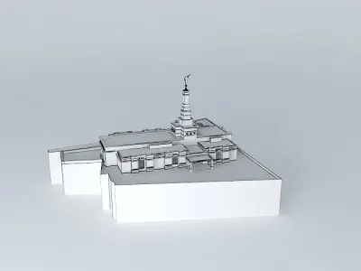 LDS. Temple Fukuoka , Japan. Templo Mormon. 88th.operating  t... Free 3D model