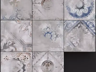 ABK Play Reused Mix Grey Set 3 3D model