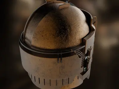 Dead Space - Isaac Clarke helmet 4  3D model