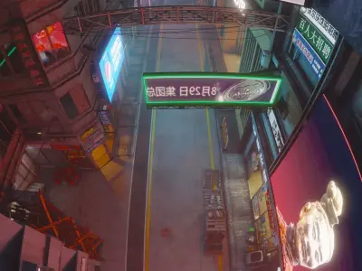 Hong Kong Street 3D model