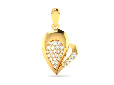 Women Pendant 3DM STL OBJ FBX Render Details 3D print model