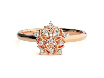 Women ring 3D print model 139