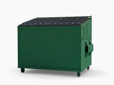 Container Trashcan 3D model