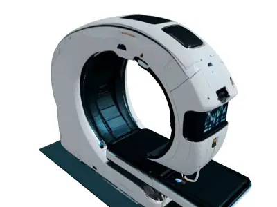 Futuristic Medical Scanner 3D Model Low-poly 3D model