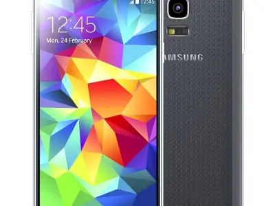 Samsung Galaxy S5 mini Charcoal Black 3D model